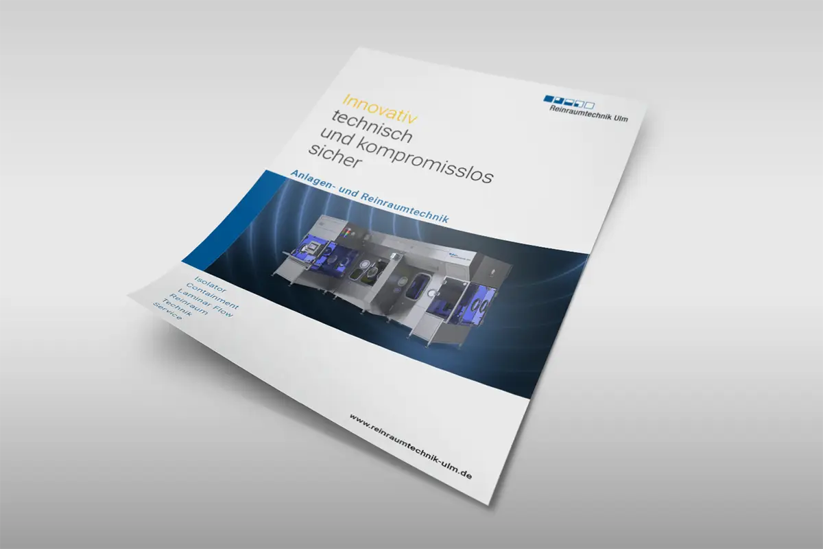 Reinraumtechnik Ulm Imagebroschüre